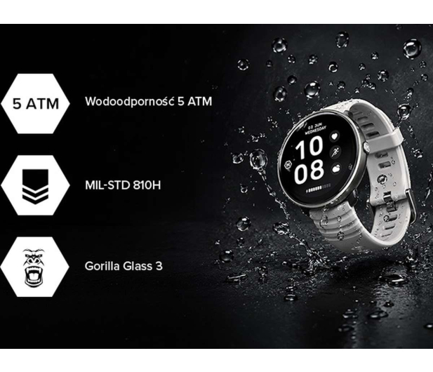 myPhone Smartwatch HAMMER Ventus Czarny + pasek kaszmirowy - 1604875 - zdjęcie 19